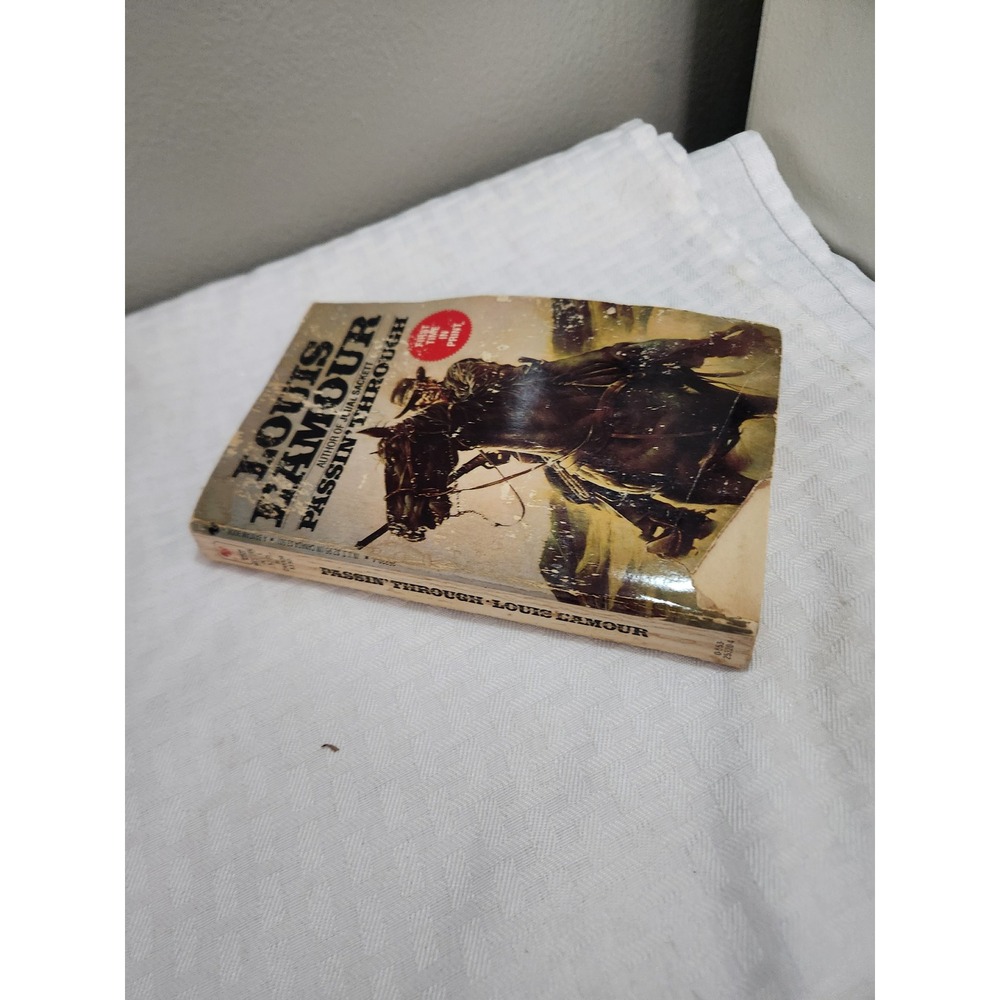 Louis L'Amour Passin' Through Vintage Western Paperback First Time In Print